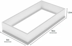 Polystyreen Zwembad Blokkenset - 10,00 X 5,00 X 1,50 M 9 Polystyreen Zwembad Blokkenset - 10,00 X 5,00 X 1,50 M -Zwembad en SPA 1000x500 zij size
