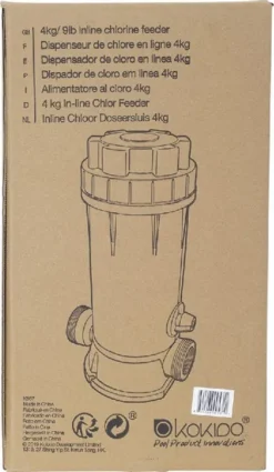 Kokido Inline Chloordoseersluis (32 Mm / 38 Mm Aansluiting) -Zwembad en SPA 10075 01 resultaat