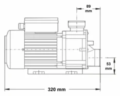 LX TDA50 Spa Circulatiepomp 0,5 PK 18 LX TDA50 Spa Circulatiepomp 0,5 PK -Zwembad en SPA 1995.2