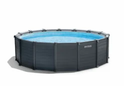Intex Graphite Panel Pool - 478 X 124 Cm - Met Zandfilterpomp En Accessoires 18 Intex Graphite Panel Pool - 478 X 124 Cm - Met Zandfilterpomp En Accessoires -Zwembad en SPA 26384gn blanco 1