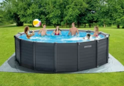 Intex Graphite Panel Pool - 478 X 124 Cm - Met Zandfilterpomp En Accessoires 17 Intex Graphite Panel Pool - 478 X 124 Cm - Met Zandfilterpomp En Accessoires -Zwembad en SPA 26384gn sfeerafbeelding zonder accessoires 1