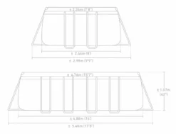 Intex Oval Prism Frame Pool - 610 X 305 X 122 Cm - Met Filterpomp En Accessoires 17 Intex Oval Prism Frame Pool - 610 X 305 X 122 Cm - Met Filterpomp En Accessoires -Zwembad en SPA 26792gn zwembadformaat