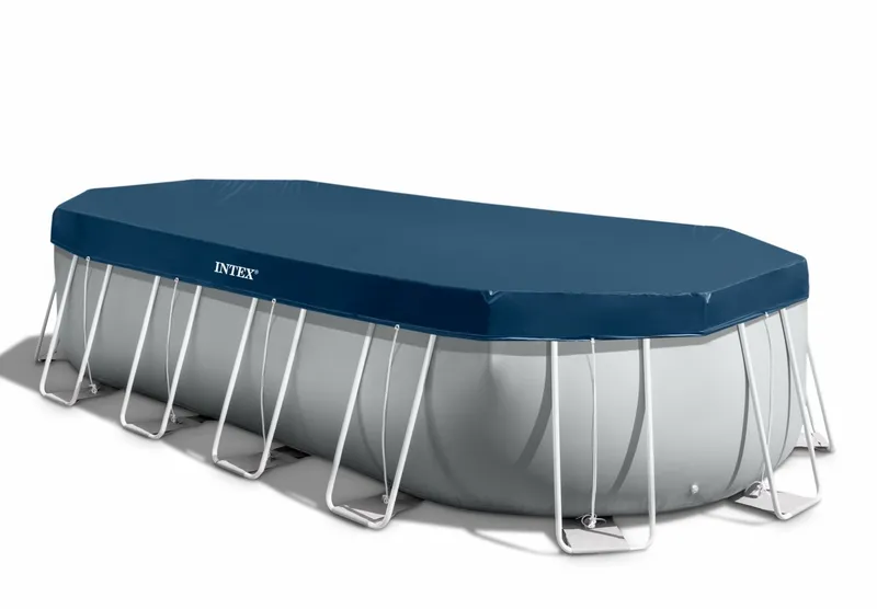Intex Oval Prism Frame Pool - 610 X 305 X 122 Cm - Met Filterpomp En Accessoires 5 Intex Oval Prism Frame Pool - 610 X 305 X 122 Cm - Met Filterpomp En Accessoires - Afbeelding 3