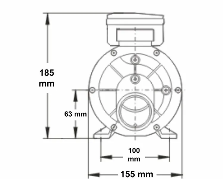 LX JA50 Spa Circulatiepomp 0,5 PK 11 LX JA50 Spa Circulatiepomp 0,5 PK - Afbeelding 9