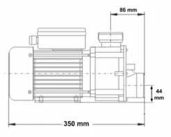 LX JA75 Spa Circulatiepomp 0,75 PK -Zwembad en SPA 3584.2 1