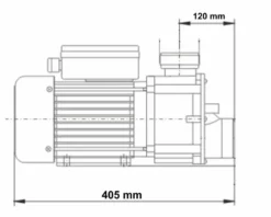 LX JA200 Spa Massagepomp 2 PK - 1 Speed -Zwembad en SPA 3593.2