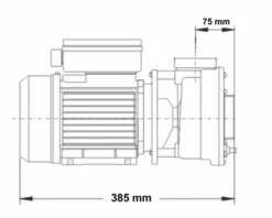 LX LP200 Spa Massagepomp 2 PK - 1 Speed -Zwembad en SPA 3765.2 1