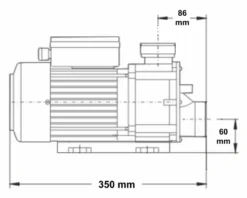 LX TDA100 Spa Circulatiepomp 1 PK -Zwembad en SPA 3769.2
