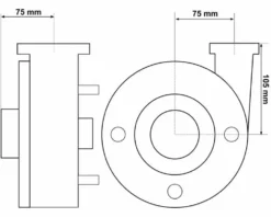 LX WP300 Spa Massagepomp 3 PK - 2 Speed -Zwembad en SPA 3771.4bis 1