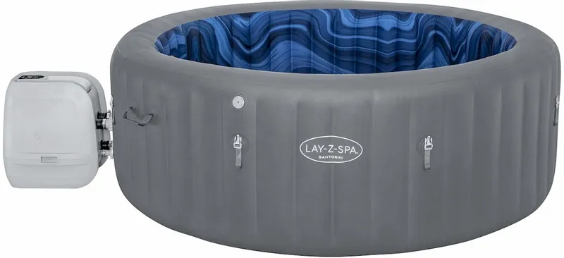 Bestway Lay-Z Spa Santorini HydroJet Pro Opblaasbare Spa - 7 Persoons 5 Bestway Lay-Z Spa Santorini HydroJet Pro Opblaasbare Spa - 7 Persoons - Afbeelding 3