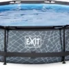 EXIT TOYS EXIT Stone Zwembad - 360 X 76 Cm - Met Filterpomp -Zwembad en SPA 560 1200 exit 30 12 12 00 int 1