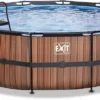 EXIT TOYS EXIT Wood Zwembad - 488 X 122 Cm - Met Zandfilterpomp En Trap -Zwembad en SPA 599 1200 exit 30 27 16 10 int 1