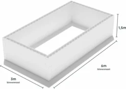 Polystyreen Zwembad Blokkenset - 6,00 X 3,00 X 1,50 M 9 Polystyreen Zwembad Blokkenset - 6,00 X 3,00 X 1,50 M -Zwembad en SPA 600x300 zij size