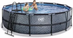EXIT TOYS EXIT Stone Zwembad - 488 X 122 Cm - Met Zandfilterpomp En Trap -Zwembad en SPA 632 1200 exit 30 27 16 00 int 4