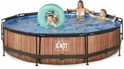 EXIT TOYS EXIT Wood Zwembad - 360 X 76 Cm - Met Filterpomp -Zwembad en SPA 670 1200 exit 30 12 12 10 int 3