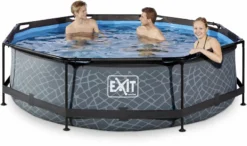 EXIT TOYS EXIT Stone Zwembad - 300 X 76 Cm - Met Filterpomp -Zwembad en SPA 711 1200 exit 30 12 10 00 int 4