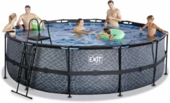 EXIT TOYS EXIT Stone Zwembad - 488 X 122 Cm - Met Zandfilterpomp En Trap -Zwembad en SPA 730 1200 exit 30 27 16 00 int 5