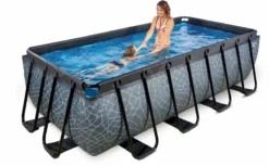 EXIT TOYS EXIT Stone Zwembad - 400 X 200 X 100 Cm - Met Zandfilterpomp En Trap -Zwembad en SPA 744 1200 exit 30 17 42 00 int 7