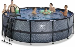 EXIT TOYS EXIT Stone Zwembad - 427 X 122 Cm - Met Zandfilterpomp En Trap -Zwembad en SPA 754 1200 exit 30 27 14 00 int 5