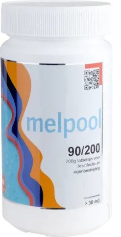 Melpool Grote Chloortabletten 200 Grams 1 Kg