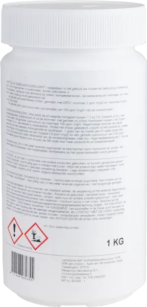 Melpool Kleine Chloortabletten 20 Grams 1 Kg 4 Melpool Kleine Chloortabletten 20 Grams 1 Kg - Afbeelding 2