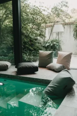 Badesofa Badkussen - Lichtblauw - XS -Zwembad en SPA badesofa sfeer 5