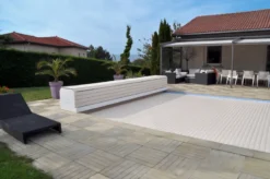 Banc Classic Automatisch Oprolsysteem - Tot 3,5 Meter - Houtkleur -Zwembad en SPA banc classic ambiance 1