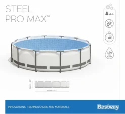 Bestway Steel Pro MAX Zwembad - 305 X 76 Cm 10 Bestway Steel Pro MAX Zwembad - 305 X 76 Cm -Zwembad en SPA bestway steel pro max zwembad 305 x 76 cm 11