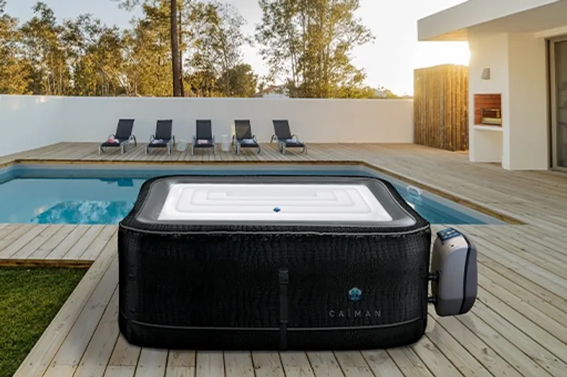 NetSpa Opblaasbare Coverdeksel Vierkant - 4 Persoons - Afbeelding 2