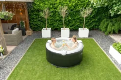 EXIT TOYS EXIT Silver Classic Opblaasbare Spa - 3 Persoons -Zwembad en SPA exit silver classic opblaasbare spa 3 persoons in tuin sfeer boven