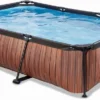 EXIT TOYS EXIT Wood Zwembad - 300 X 200 X 65 Cm - Met Filterpomp -Zwembad en SPA exit wood zwembad 1