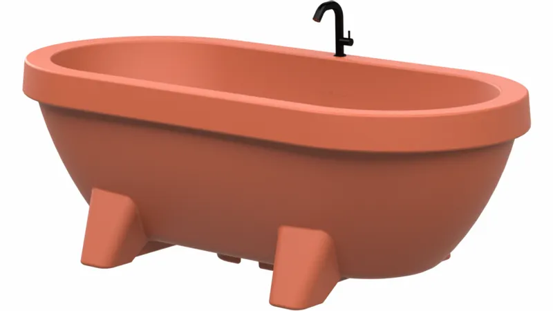 Gardentub Tuinbad - Terracotta 5 Gardentub Tuinbad - Terracotta - Afbeelding 4