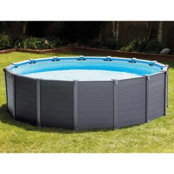 Intex Graphite Panel Pool - 478 X 124 Cm - Met Zandfilterpomp En Accessoires 16 Intex Graphite Panel Pool - 478 X 124 Cm - Met Zandfilterpomp En Accessoires -Zwembad en SPA graphite panel