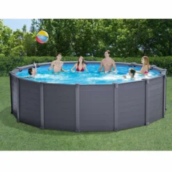 Intex Graphite Panel Pool - 478 X 124 Cm - Met Zandfilterpomp En Accessoires 15 Intex Graphite Panel Pool - 478 X 124 Cm - Met Zandfilterpomp En Accessoires -Zwembad en SPA graphite panel pool1