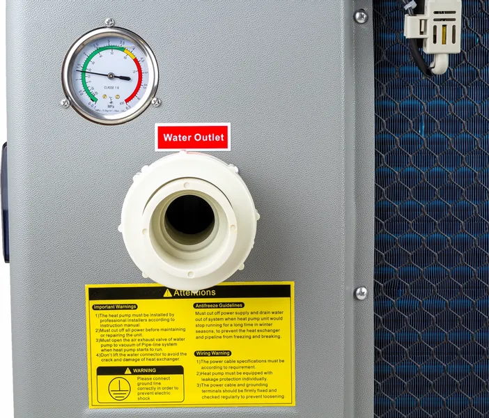 W'eau Full Inverter Zwembad Warmtepomp - 13,5 KW 9 W'eau Full Inverter Zwembad Warmtepomp - 13,5 KW - Afbeelding 7