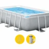 Intex Prism Frame Pool - 400 X 200 X 100 Cm - Met Filterpomp En Trap 1 Intex Prism Frame Pool - 400 X 200 X 100 Cm - Met Filterpomp En Trap -Zwembad en SPA intex prism frame pool 300 x 175 x 80 cm met filterpomp en trap 1