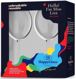 HappyGlass Miss Liza Kunststof Cocktailglas - 2 Stuks 5 HappyGlass Miss Liza Kunststof Cocktailglas - 2 Stuks -Zwembad en SPA miss liza 1