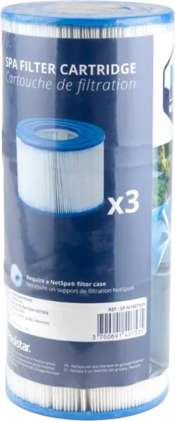 NetSpa Spa Filter - 3 Stuks -Zwembad en SPA netspafiltersopblaasbarespa3stuks
