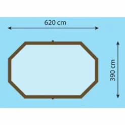 Gardipool Oblong 6.20 X 3.90 X 1.46 M Houten Zwembad -Zwembad en SPA oblong6 2