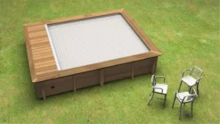 BWT Compact Stadszwembad - 4.20 X 3.50 X 1.33 M - Met Zandfilterpomp En Omkasting -Zwembad en SPA piscine urbaine carre ambiance 2019 3 resultaat