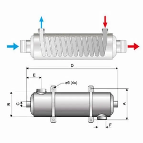 Pahlen Hi-flow HF 75 Zwembad Warmtewisselaar - RVS 8 Pahlen Hi-flow HF 75 Zwembad Warmtewisselaar - RVS - Afbeelding 6