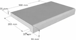 Scandi Roc Athen Randtegel - Off White -Zwembad en SPA scandi roc athen randtegel afmetingen