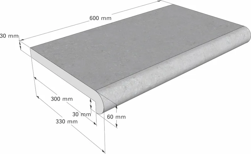 Scandi Roc Napoli Randtegel - Baltic Light Grey 7 Scandi Roc Napoli Randtegel - Baltic Light Grey - Afbeelding 5