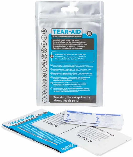 Tear-Aid Reparatieset Type B Voor PVC En Vinyl 2 Tear-Aid Reparatieset Type B Voor PVC En Vinyl