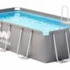 W'eau Steel Frame Zwembad - 549 X 305 X 122 Cm - Met Filterpomp En Accessoires -Zwembad en SPA weau square 1
