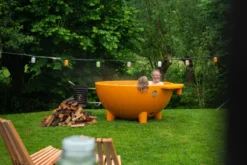 Weltevree Dutchtub Original Houtgestookte Hottub - 4 Personen - Grijs -Zwembad en SPA weltevree dutchtub medium 1