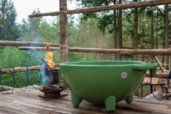 Weltevree Dutchtub Original Houtgestookte Hottub - 4 Personen - Groen -Zwembad en SPA weltevree dutchtub original olive green medium 2